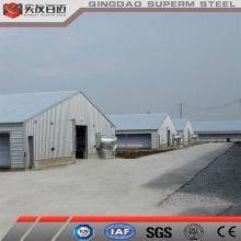 Prefabricated Steel House Steel Structure Building Poultry House Broiler House with Thermal Metal Sheet