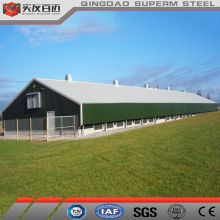 Turnkey Solution Prefabricated Steel Structure Building Chicken Poultry Broiler House Construction for Sale