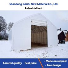 Heavy Duty Steel Frame Structure Industrial Warehouse Tent Shelter with Winch Door Dome PVC Shelter Storage Shed Warehouse Tent Marquee Tent Workshop Tent
