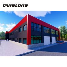 Hot Sale Modular Partition Wall Big Workshop Manufacturing Designed Steel Structure Building Warehouse