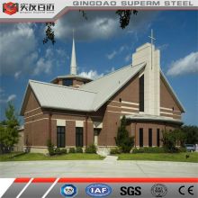 Big Wind Resistant Prefabricated Steel Building Metal Barndominium Apartment House Church Construction with Competitive Price