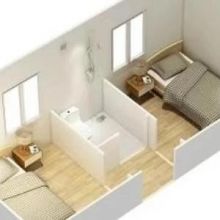20FT Prefab Modular EPS Panel Walls Extensible Container Housing
