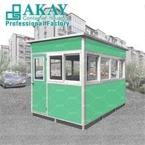  Low Price High Quality Sentry Box Mobile Container House Security Guard House Cabin Prefab Sentry Box for Wholesale