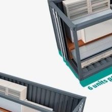  Prefab Modular Portable Flat Pack Unite State Standard Homes Prebuilt Container House Garage Storage Foldable House