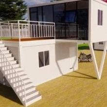  Detachable Steel Frame Structure Container House Workshop and Warehouse